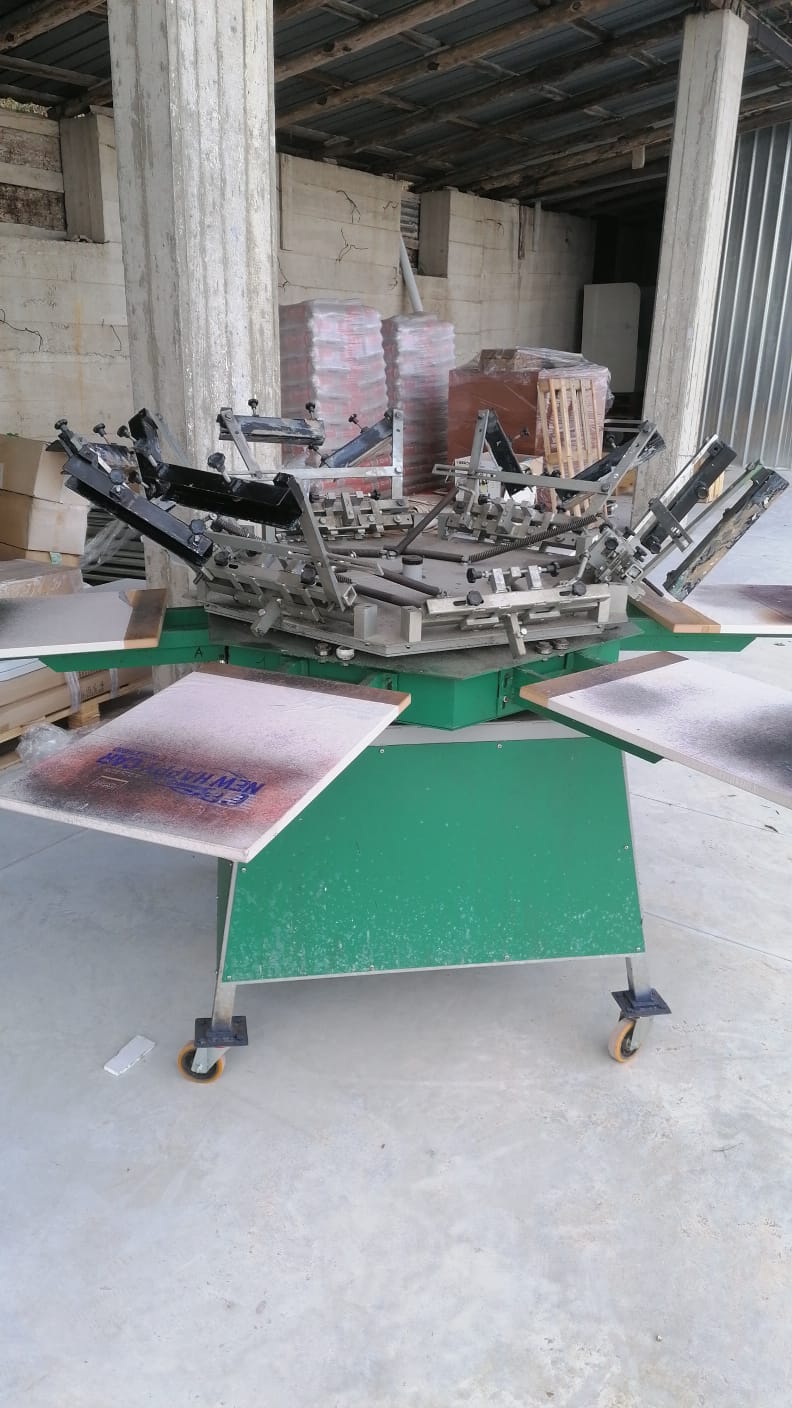 Giostra per Serigrafia a 6 colori e 6 stazioni in vendita - foto 2