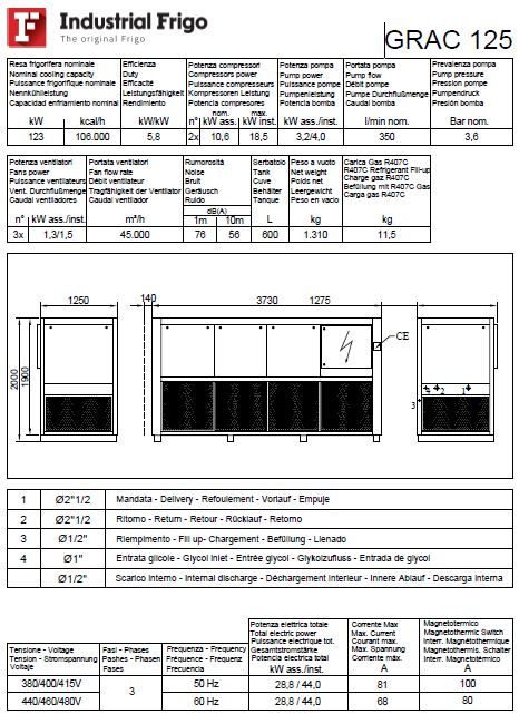 REFRIGERATORE D'ACQUA 123 KW in vendita - foto 1