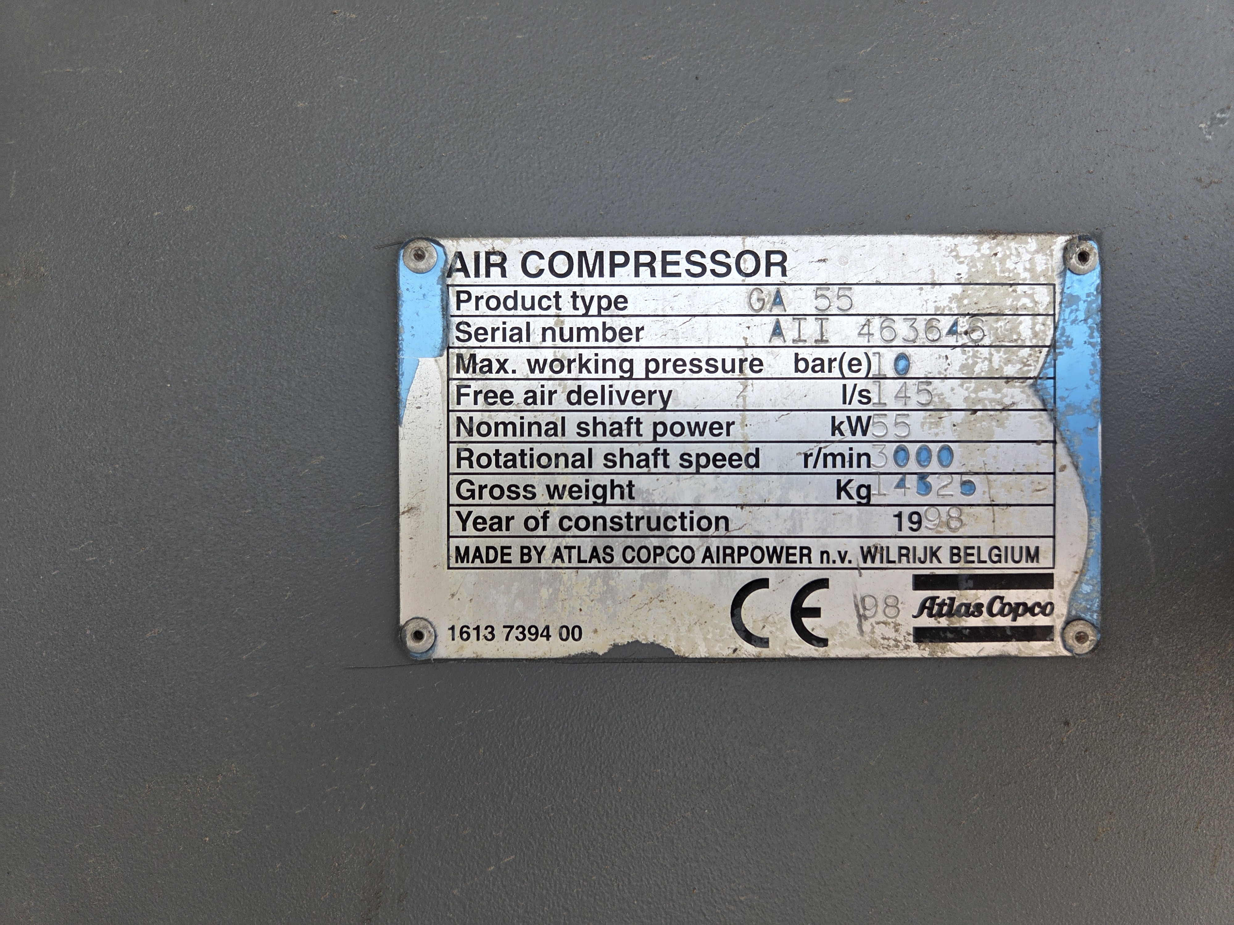 Compressore Atlas Copco GA-55  in vendita - foto 5