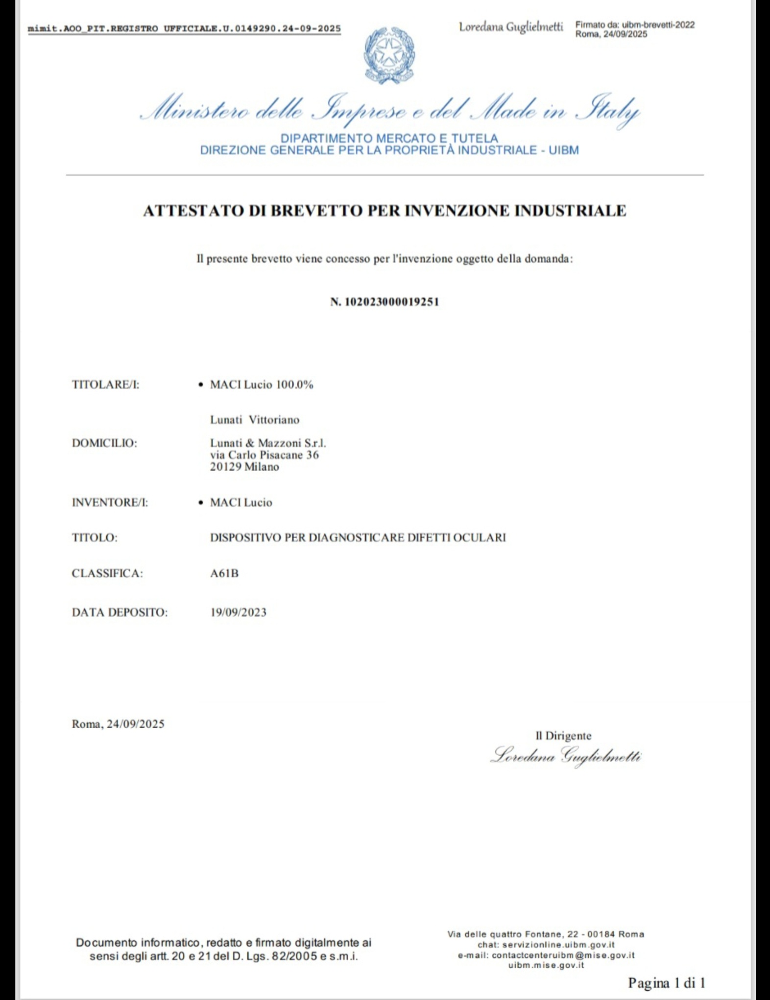 Dispositivo per diagnosticare difetti oculari  in vendita - foto 1