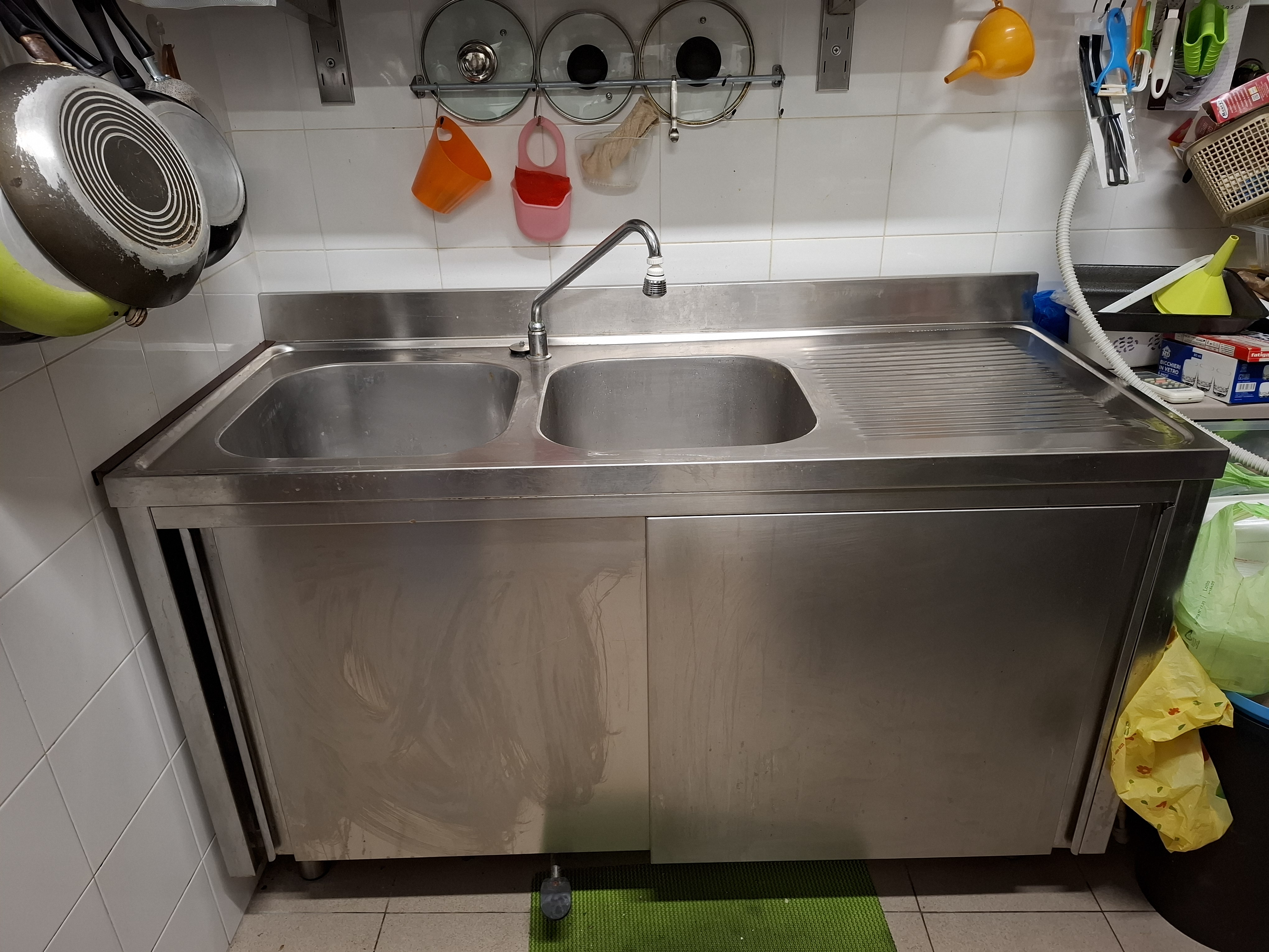 Lavatoio professionale 2 vasche in vendita - foto 1