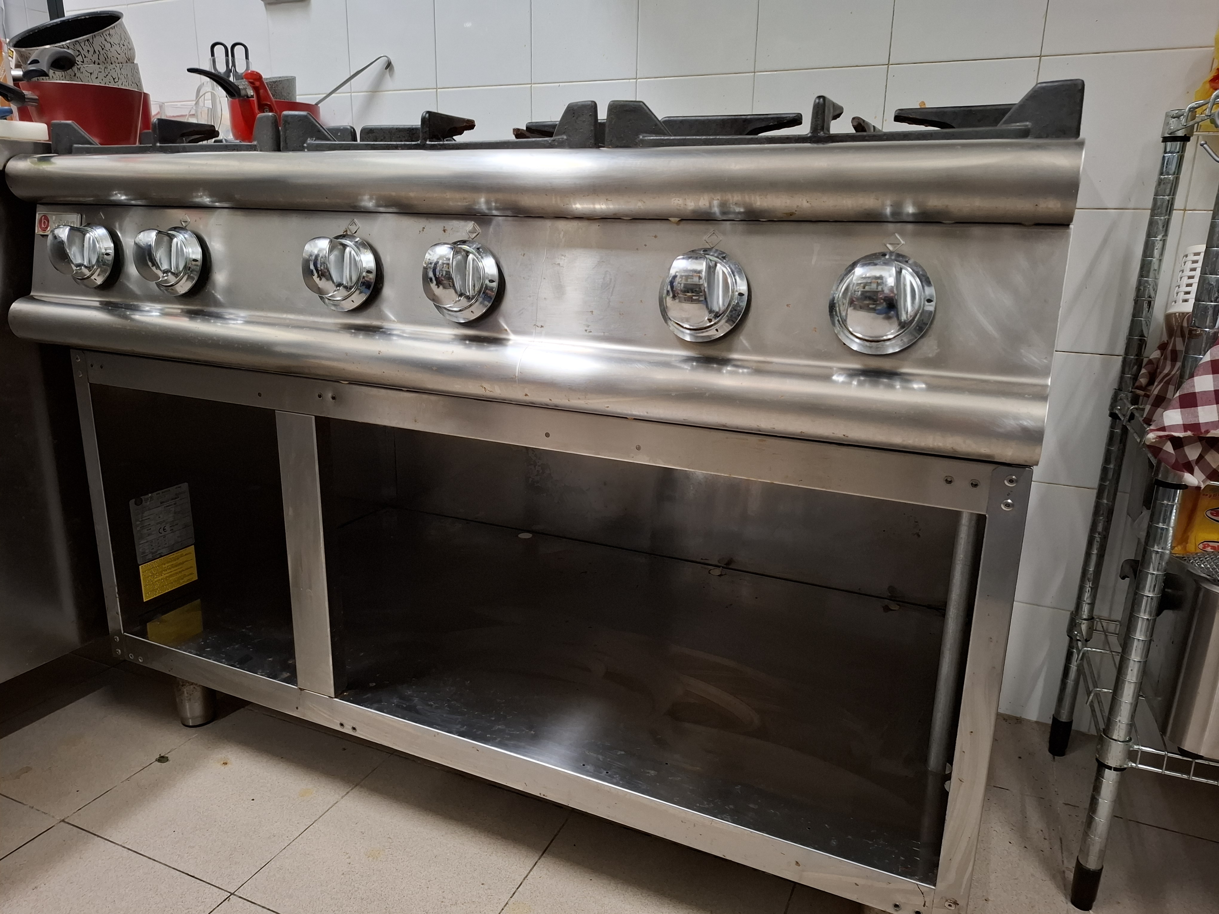 Cucina a gas 6 fuochi Baron in vendita - foto 2