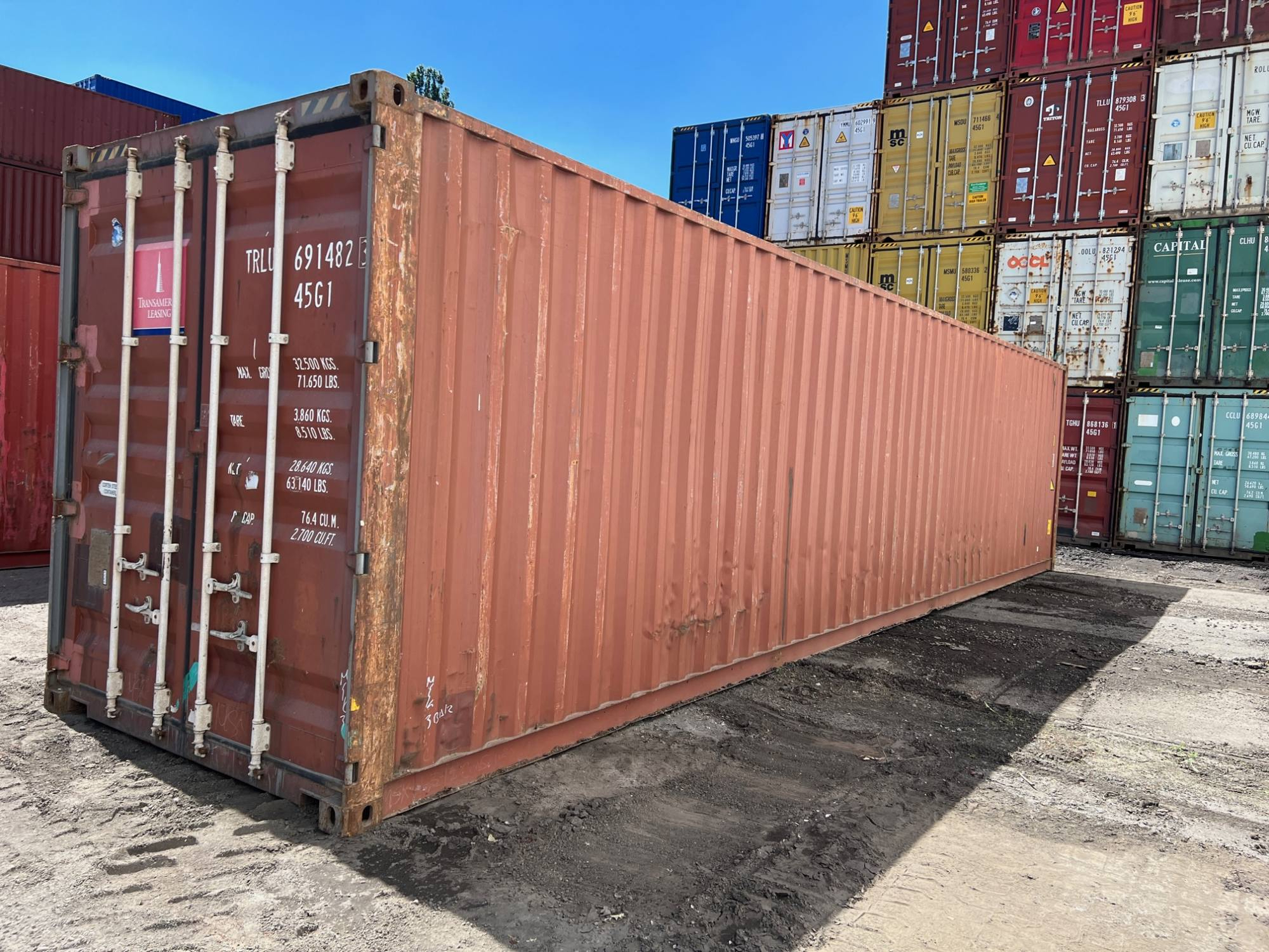 40HC high cube container marittimo usato 40 piedi in vendita - foto 3