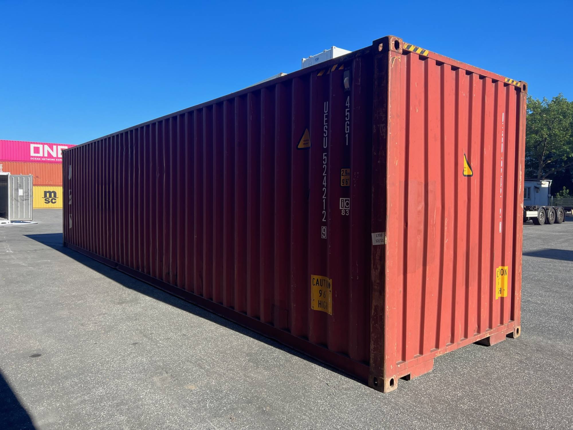 40HC high cube container marittimo usato 40 piedi in vendita - foto 1