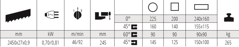 Segatrice manuale Mep PH 262 Nuova in vendita - foto 2