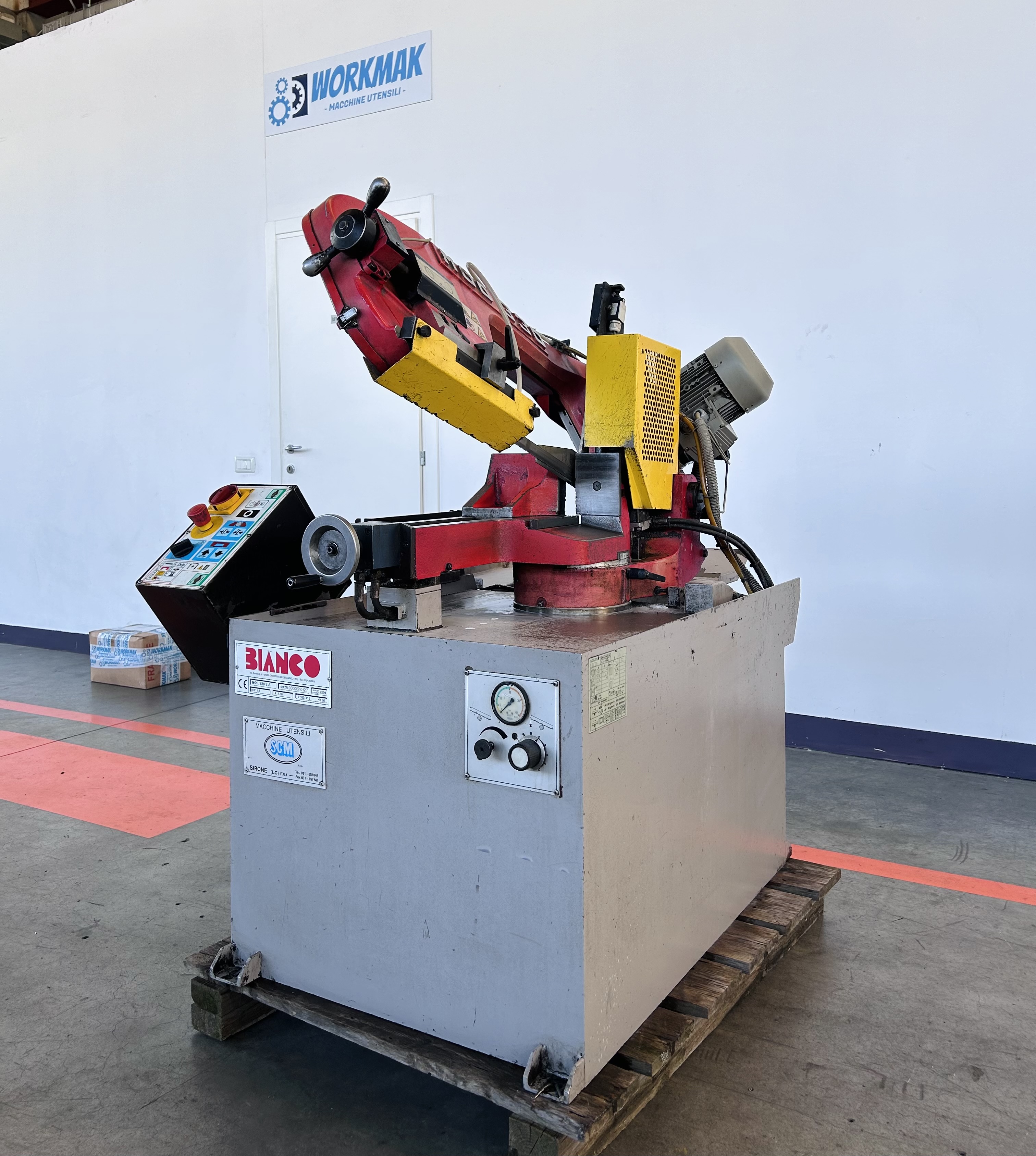 Segatrice semiautomatica a nastro manuale usata in vendita - foto 1