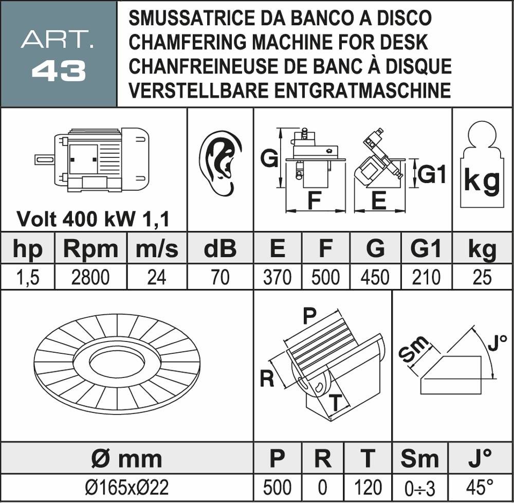 Smussatrice Aceti ART.43 Nuova in vendita - foto 2