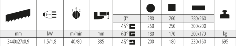 Segatrice semiautomatica SHARK 382 SXI EVO in vendita - foto 2