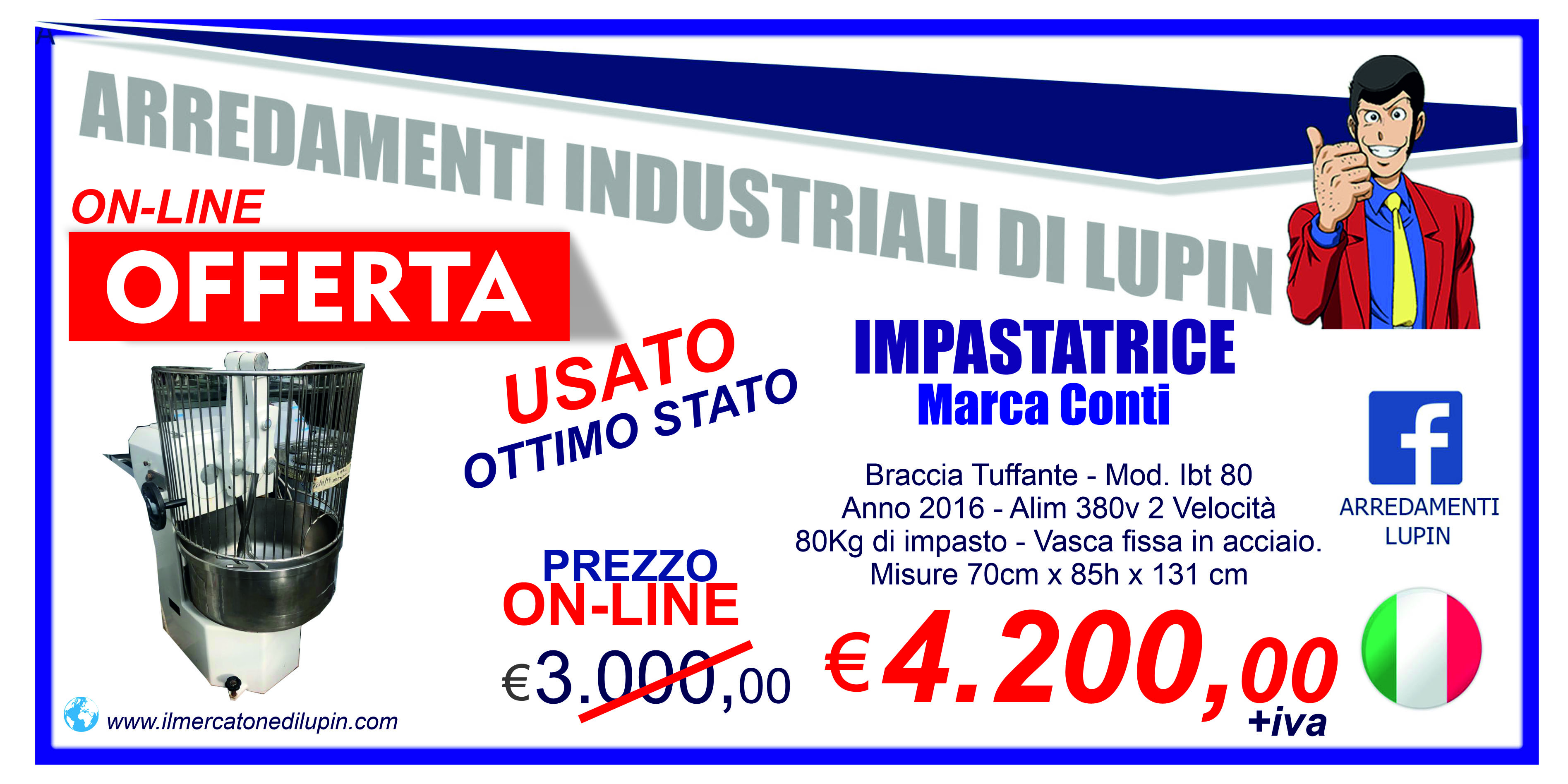 Attrezzature industriali Macellerie Bar Pasticcerie ecc in vendita - foto 5