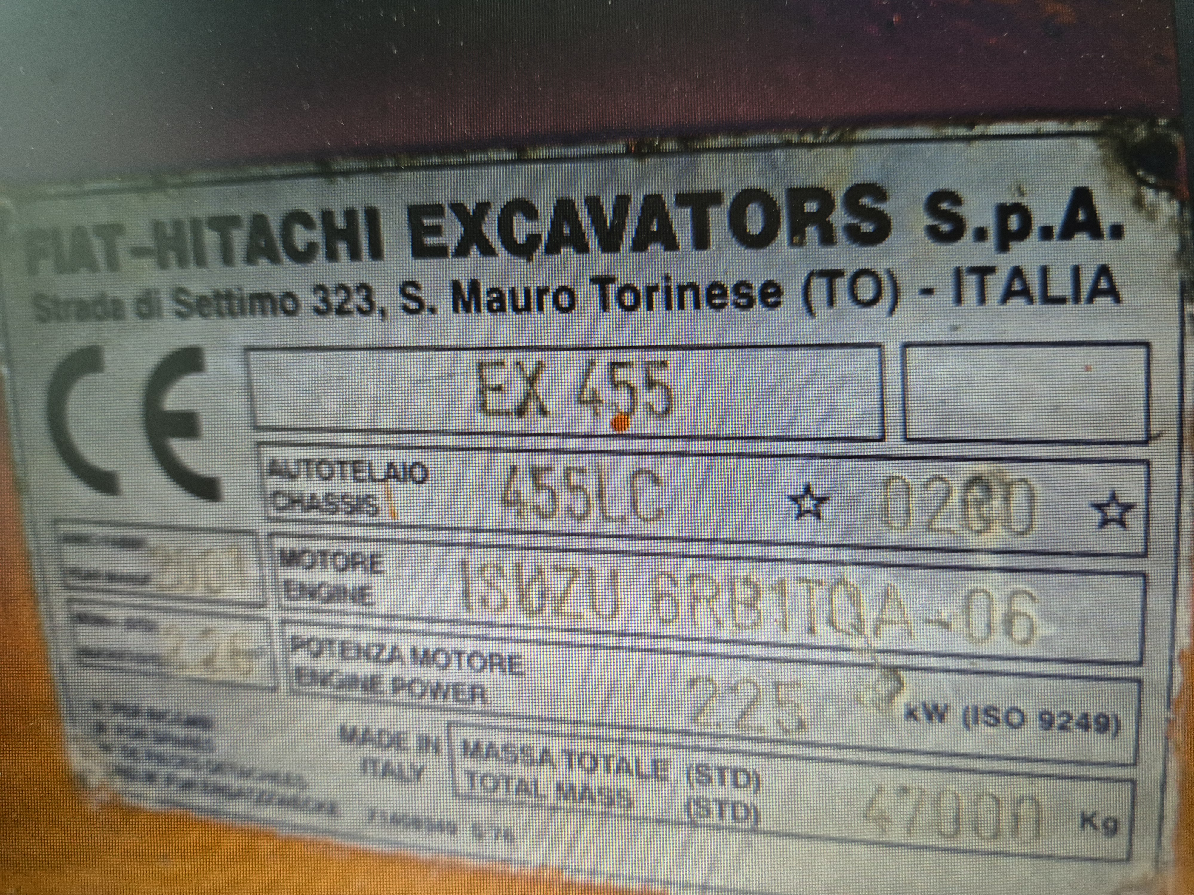 Fiat Hitachi EX 455 in vendita - foto 2