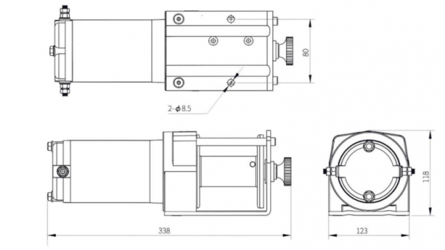 12 V VERRICELLO ELETTRICO RS-2500 - 1130 kg in vendita - foto 4