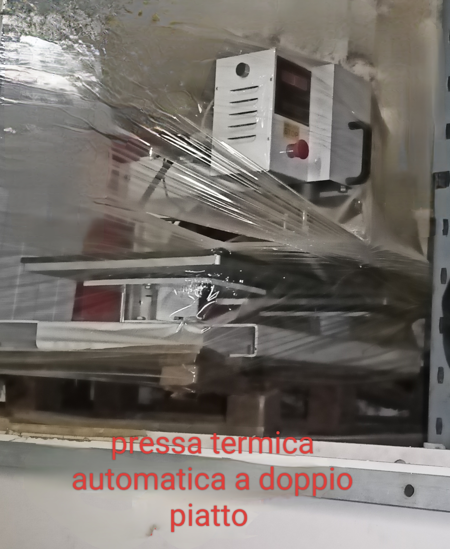 Pressa a caldo  pneumatica 2 piatti in vendita - foto 2
