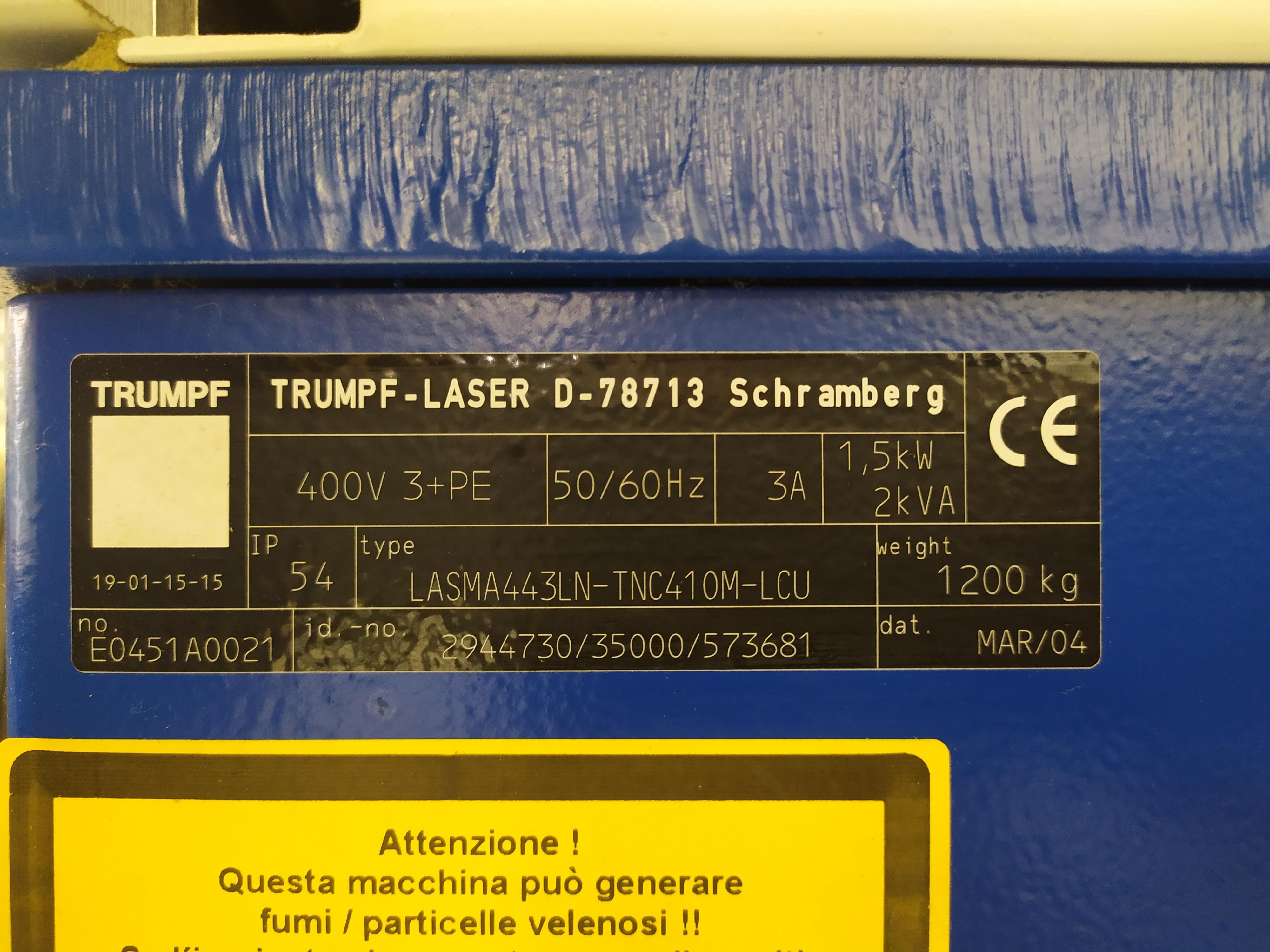 SVENDO TAGLIO LASER TRUMPF in vendita - foto 3