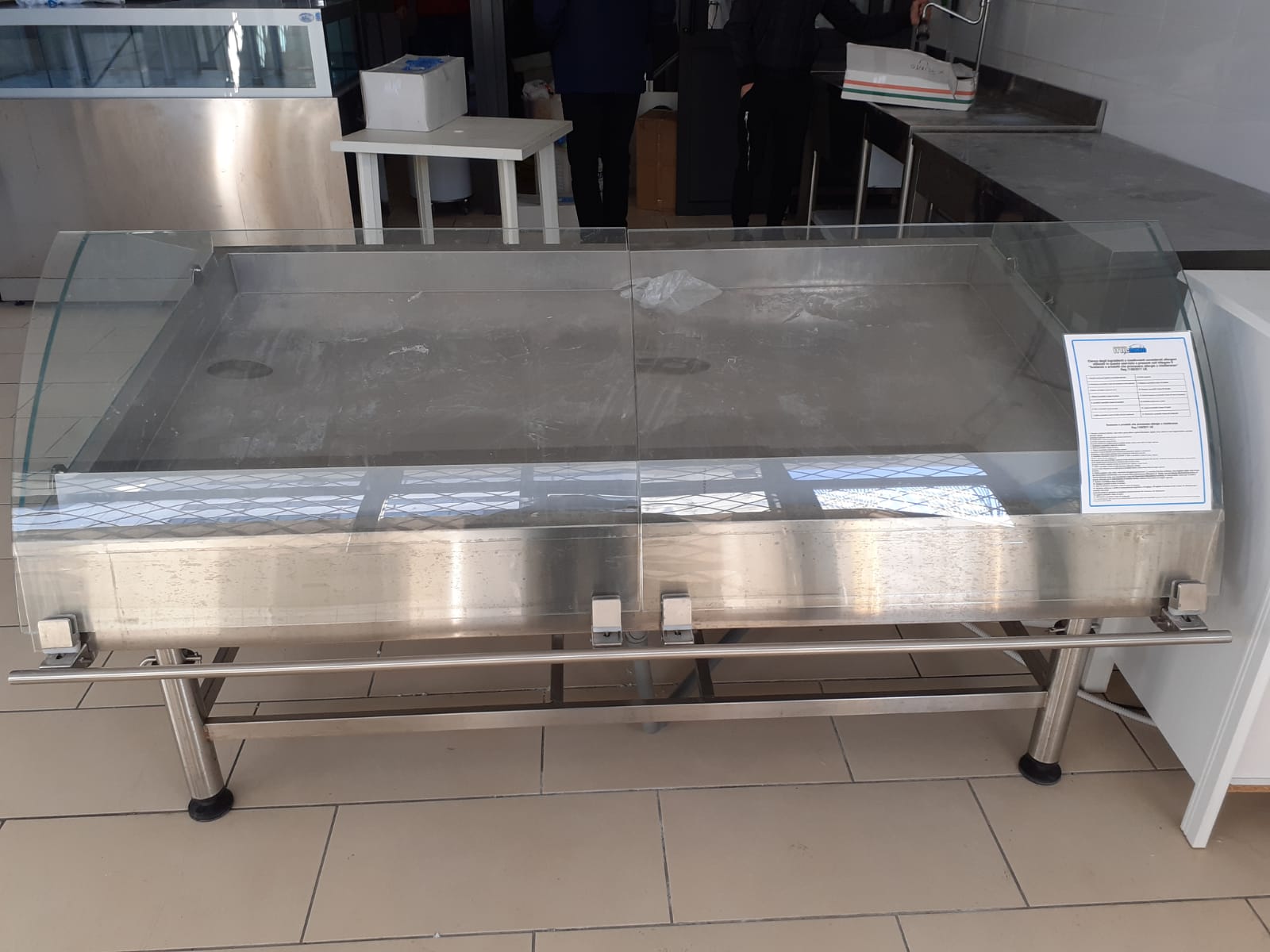 BANCO FRIGO REFRIGERATO PER PESCHERIA in vendita - foto 3