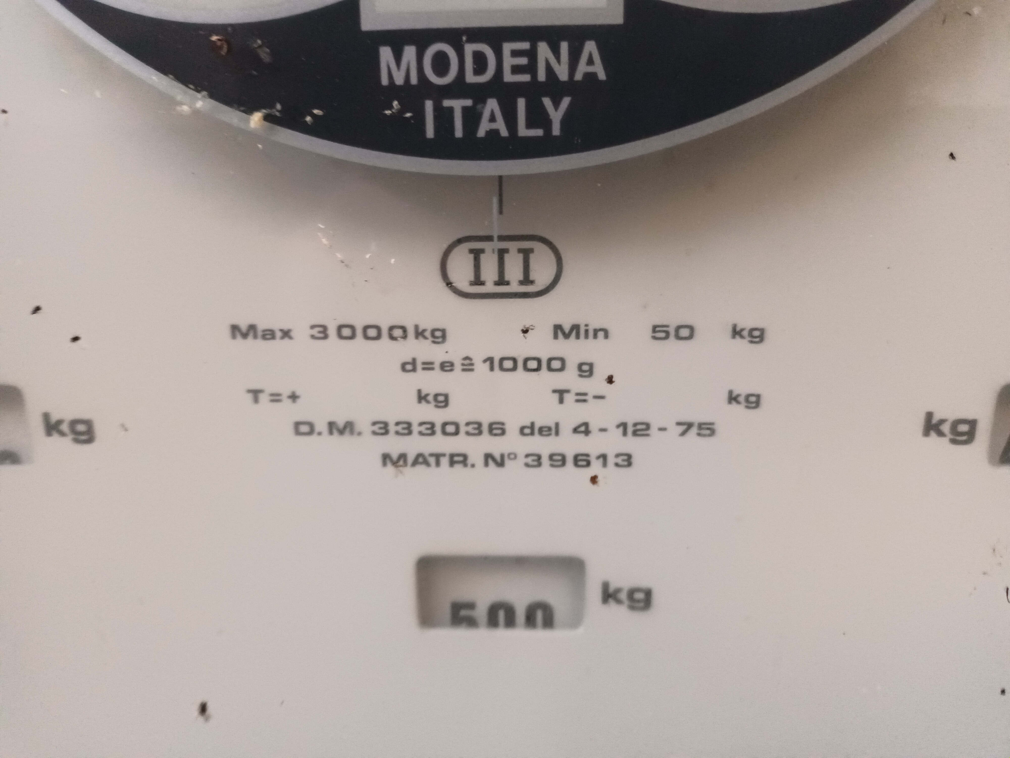 Bilancia a orologio 3000kg in vendita - foto 4