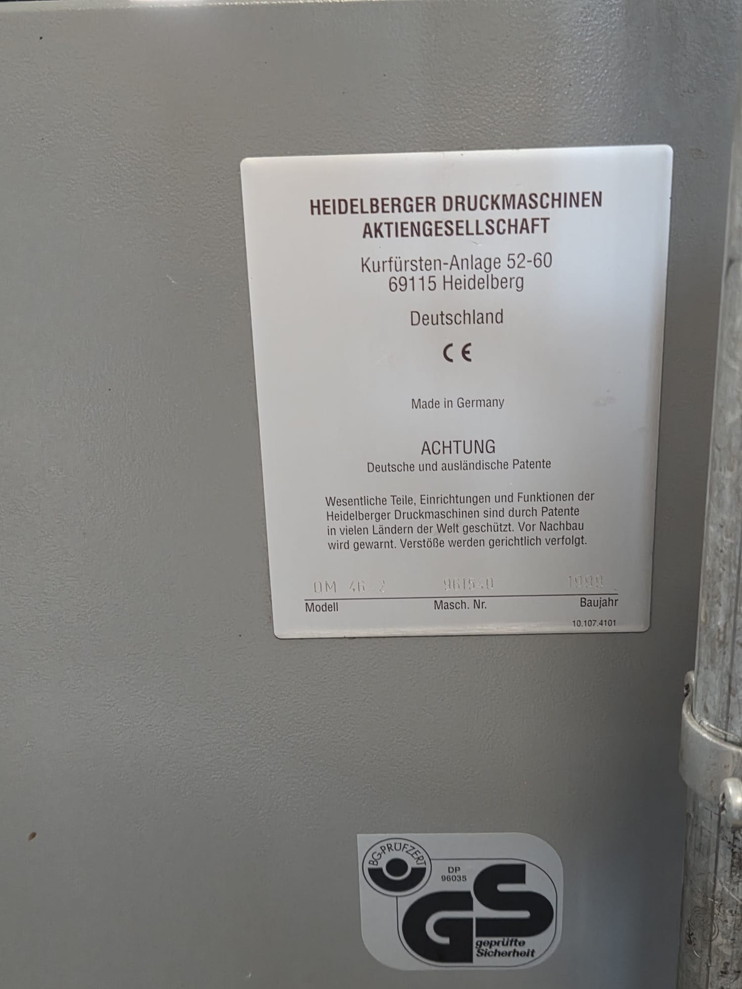 Heidelberg Printmaster QM 46-2 in vendita - foto 4