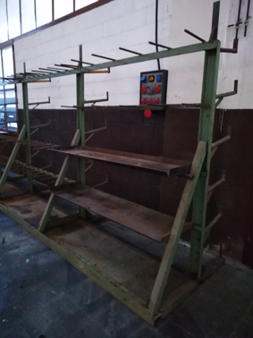 CANTILEVER PORTA BARRE DOPPIO IN FERRO in vendita - foto 1