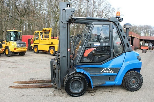 CARRELLO ELEVATORE USATO DIESEL LINDE H60D-02 in vendita - foto 1
