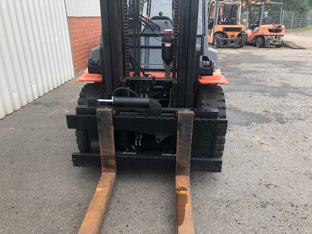 CARRELLO ELEVATORE USATO DIESEL TOYOTA 42-7 FD40 in vendita - foto 2