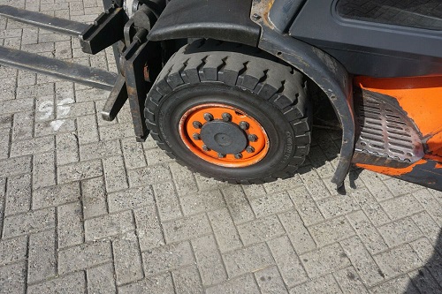 CARRELLO ELEVATORE USATO DIESEL LINDE H40D in vendita - foto 4