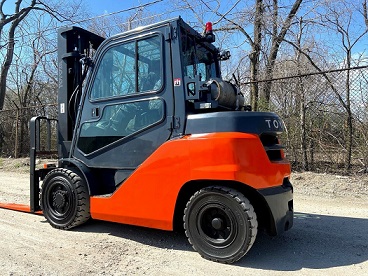CARRELLO ELEVATORE USATO GPL TOYOTA 8FG35U in vendita - foto 2
