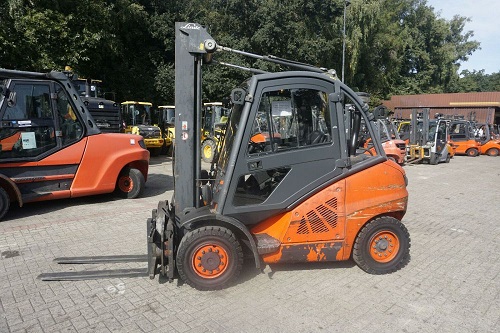 CARRELLO ELEVATORE USATO DIESEL LINDE H40D in vendita - foto 1