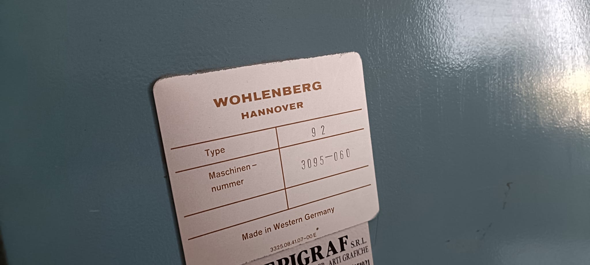 Tagliacarte Wohlenberg 92 MCS2 in vendita - foto 3