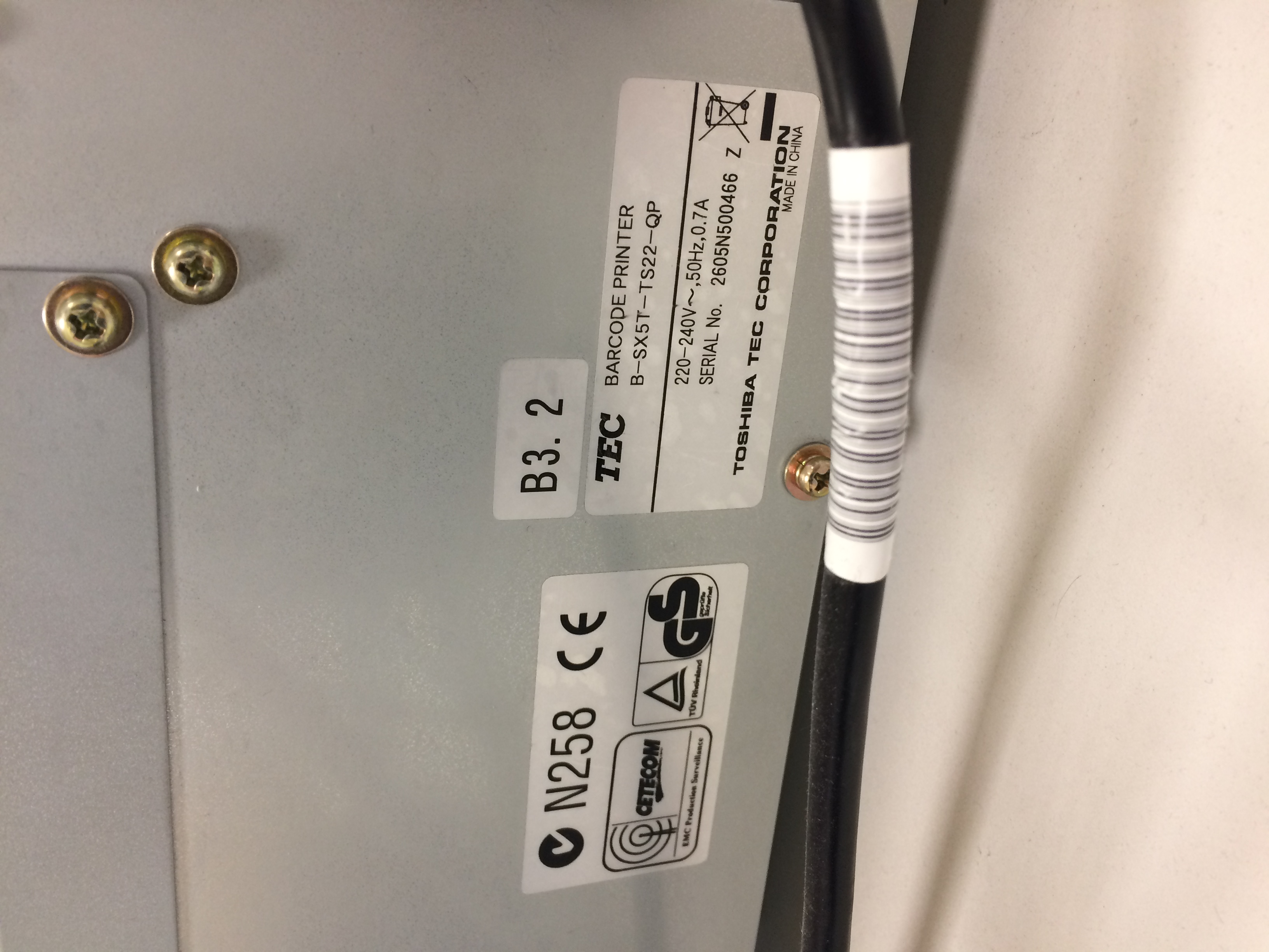 STAMPANTE ETICHETTE TOSHIBA B-SX5T in vendita - foto 4