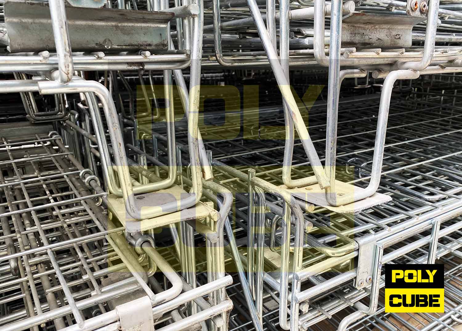 Gabbie o ceste metalliche sovrapponibili in vendita - foto 6