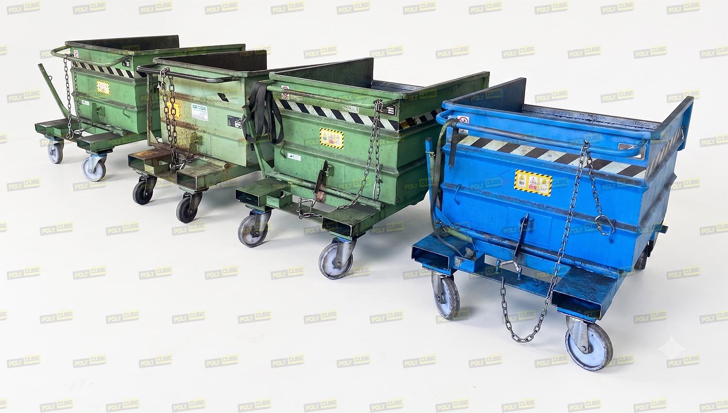 Benne / Contenitori Ribaltabili per Muletto Usati 490 L in vendita - foto 5