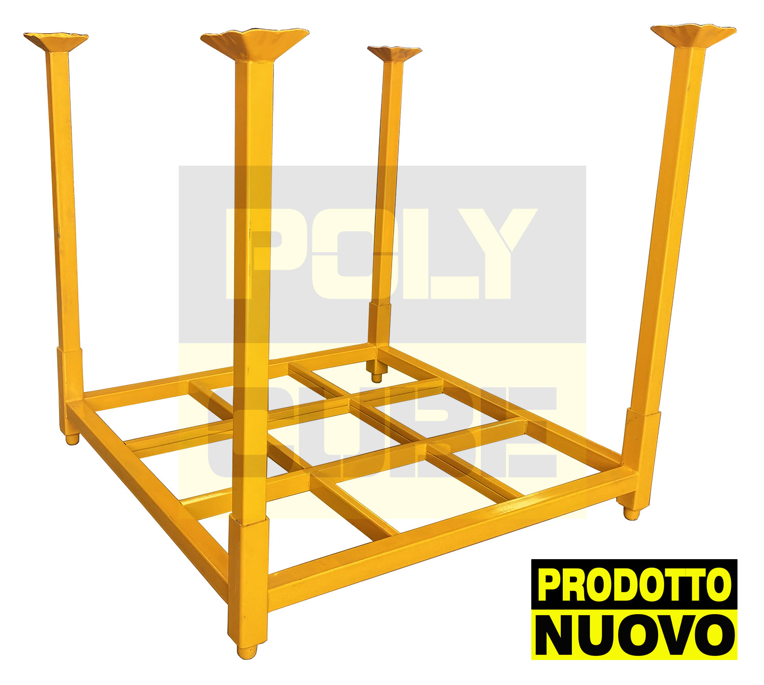 Bancali o pallet in ferro accatastabili con montanti  in vendita - foto 1