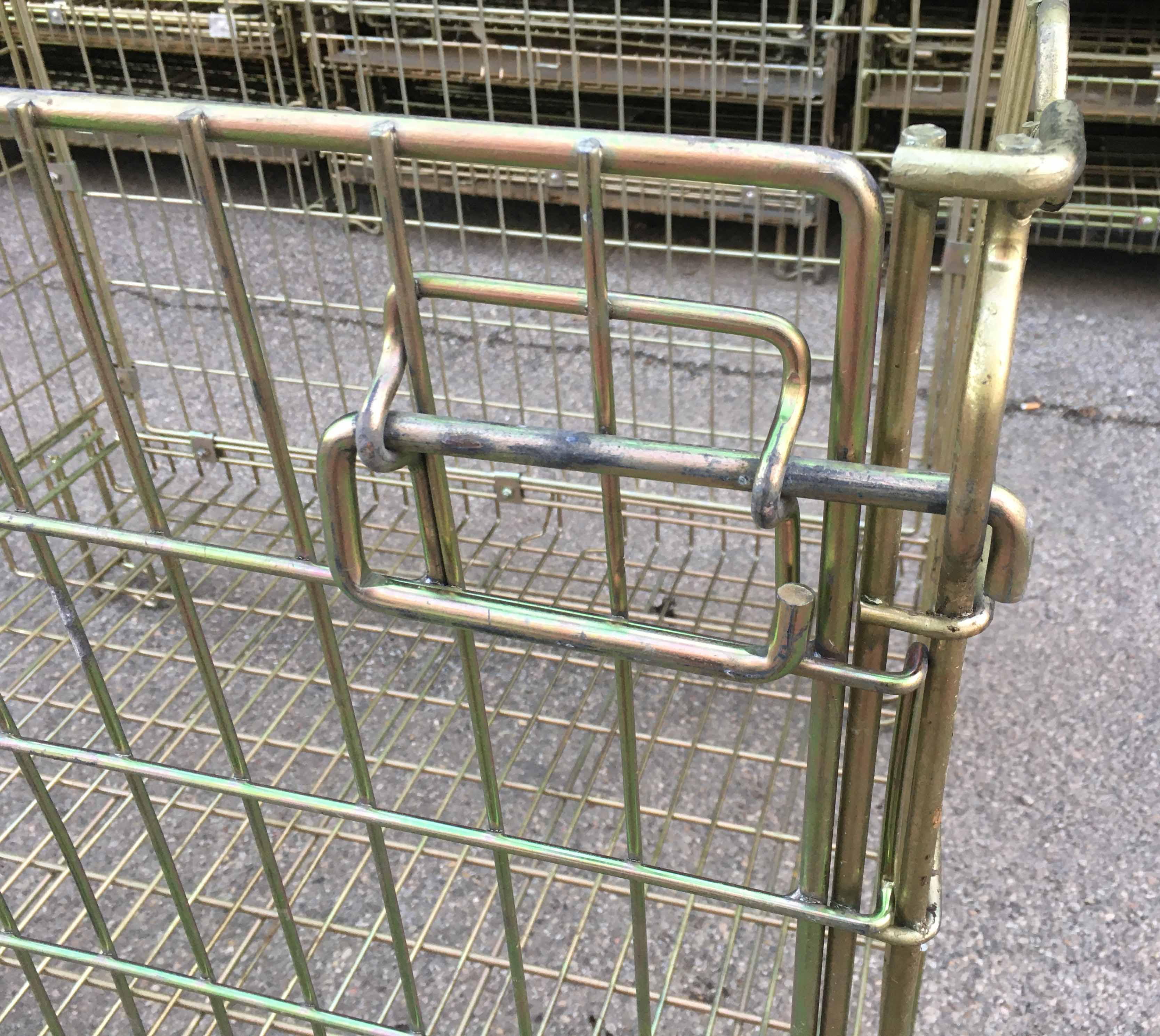 Contenitori gabbie in rete metallica ripiegabile in vendita - foto 7