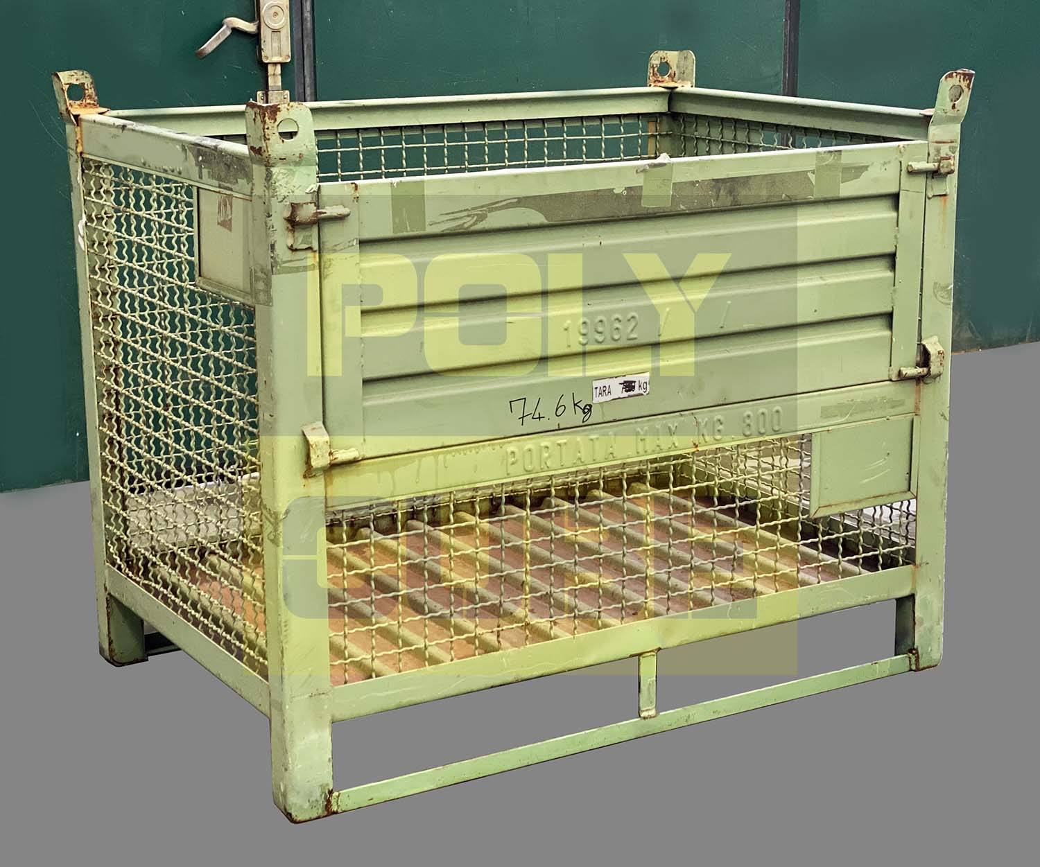 Contenitori in rete impilabili usati in vendita - foto 1