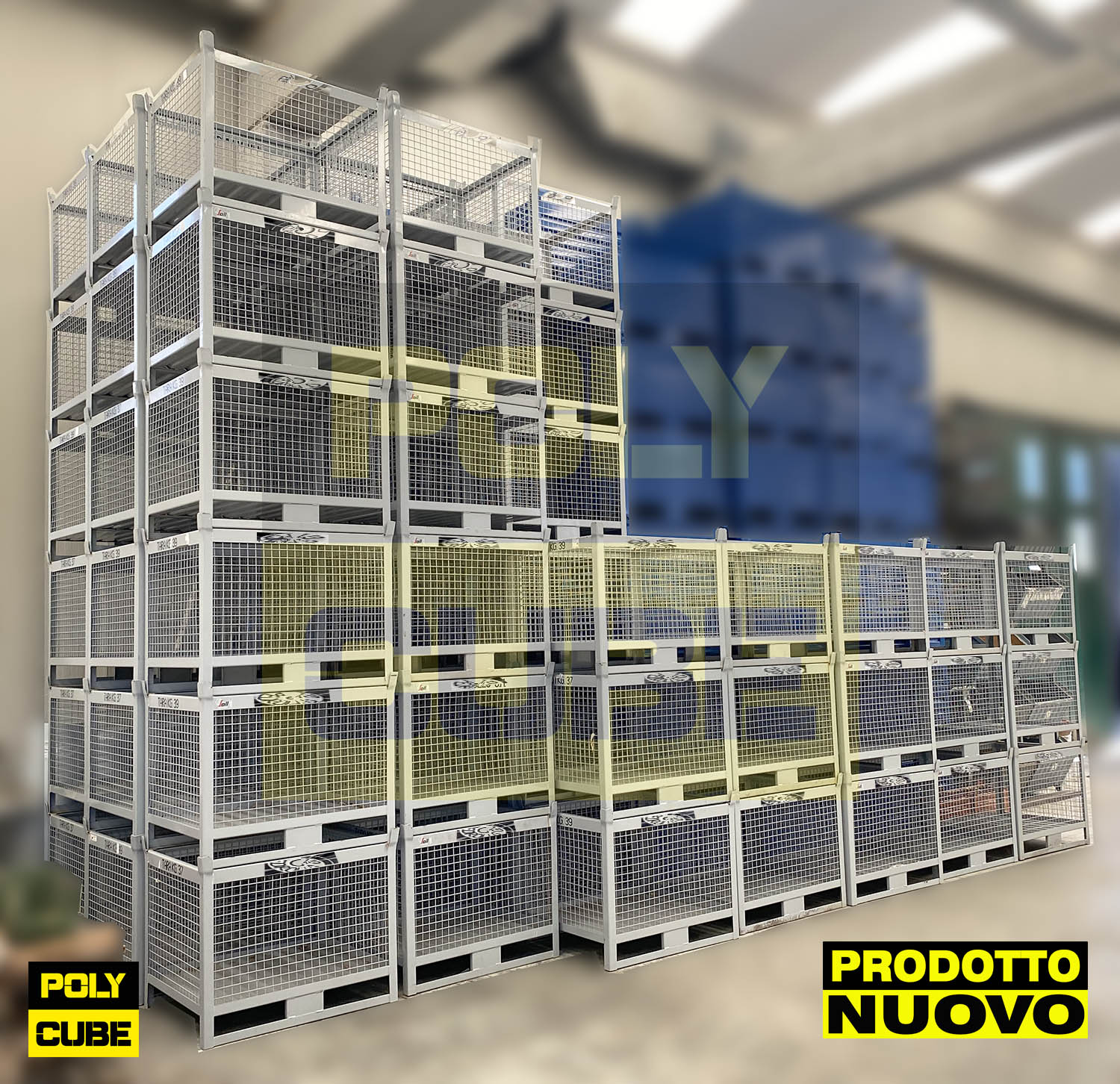 Contenitori ceste industriali inforcabili  in vendita - foto 2