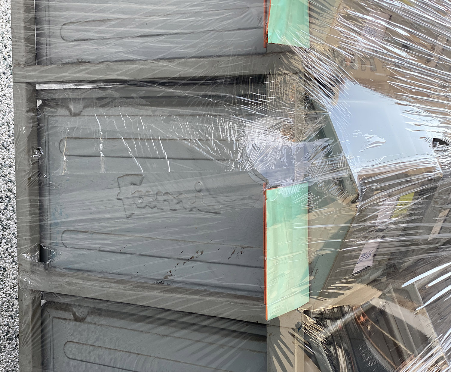 Scaffale usato per cassette a bocca di lupo in vendita - foto 7