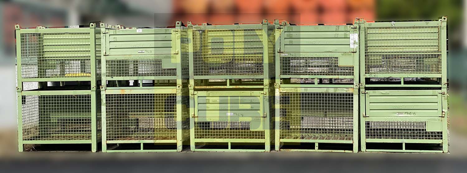 Contenitori in rete impilabili usati in vendita - foto 7