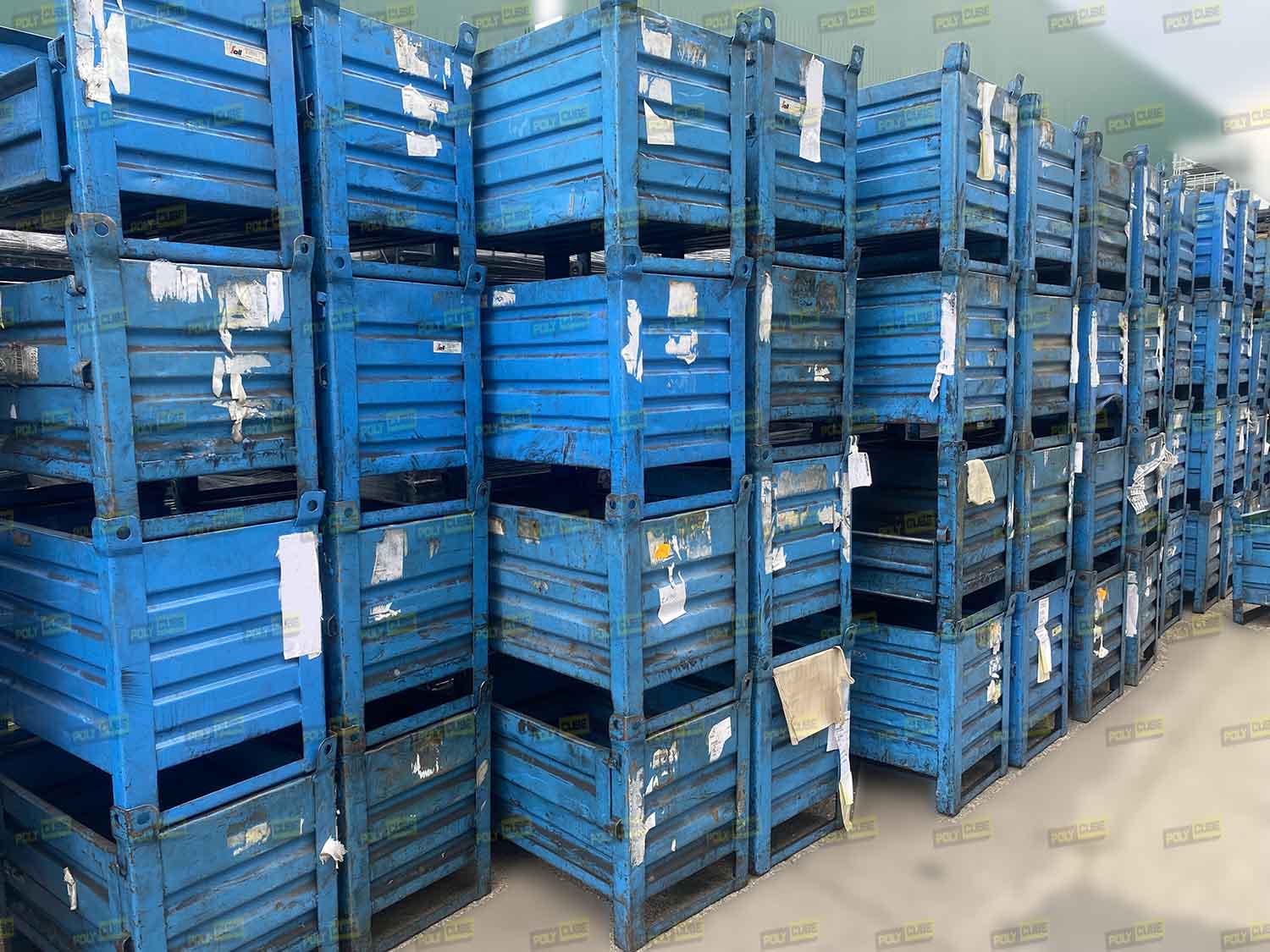 Cassoni Industriali in Lamiera Usati - Portata 600kg  in vendita - foto 2