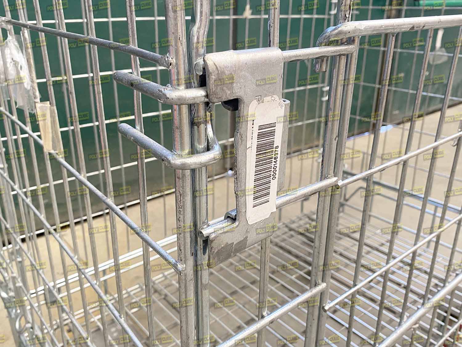 Ceste zincate con ruote o carrelli ripiegabili usati in vendita - foto 5
