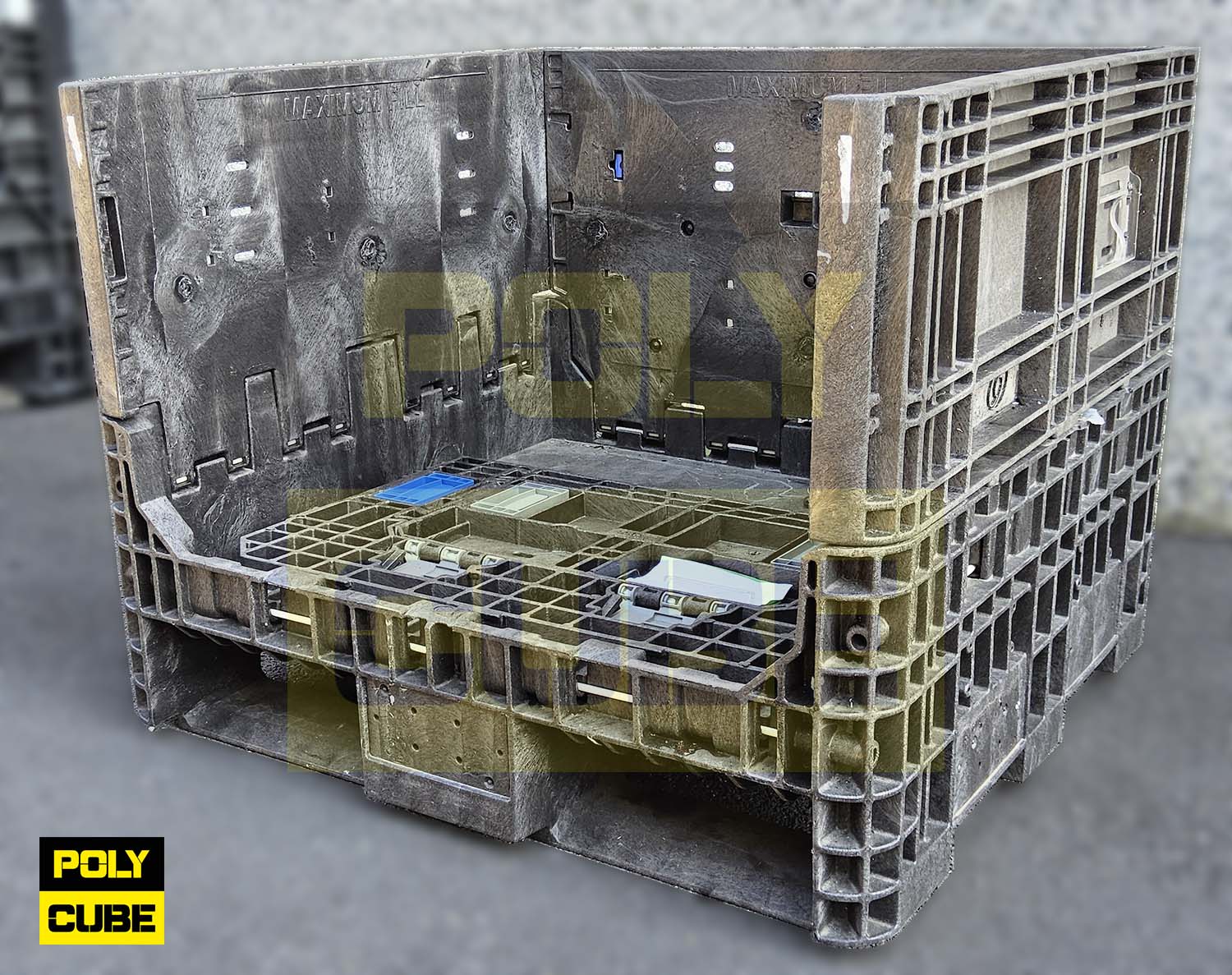 Cassoni in plastica bins usati  in vendita - foto 3