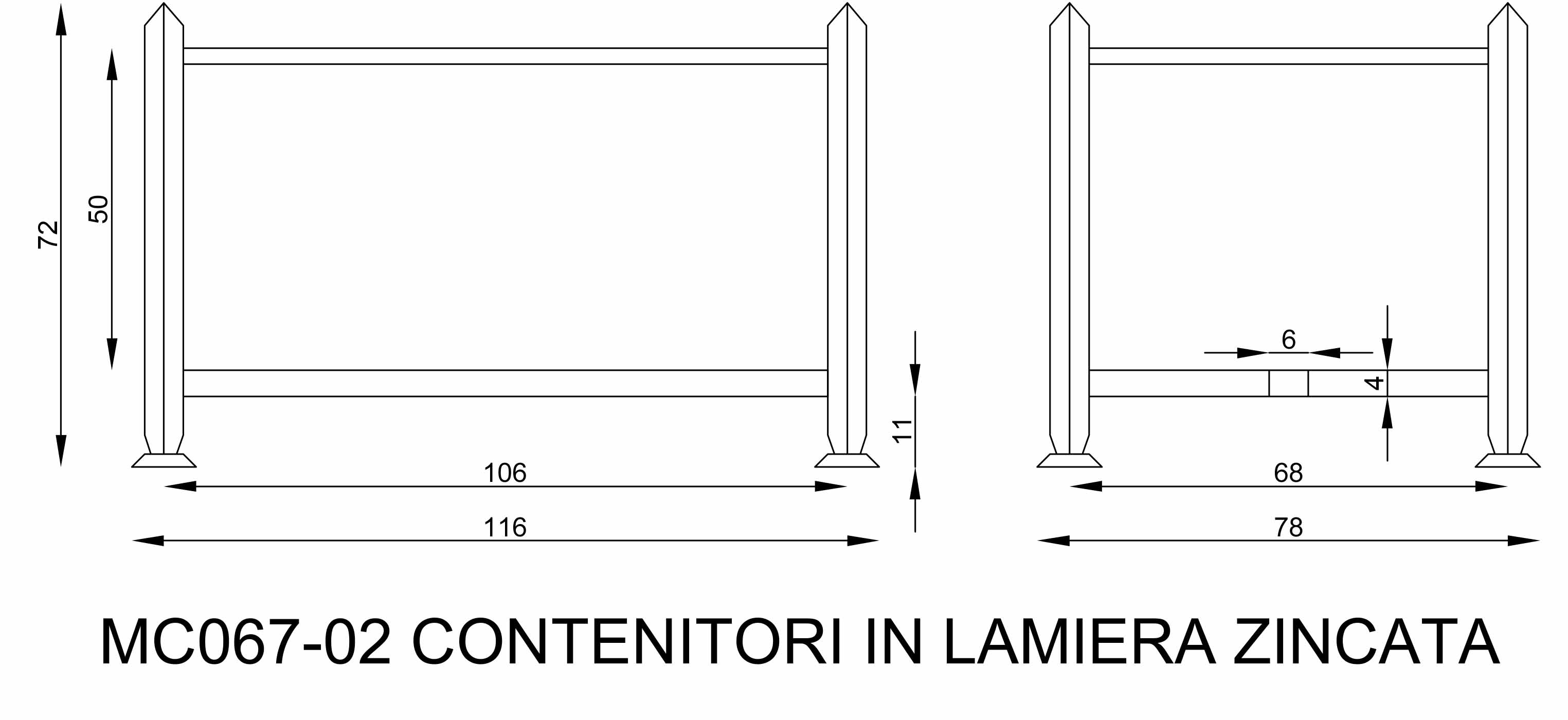 Cassoni in lamiera zincata usati in vendita - foto 7