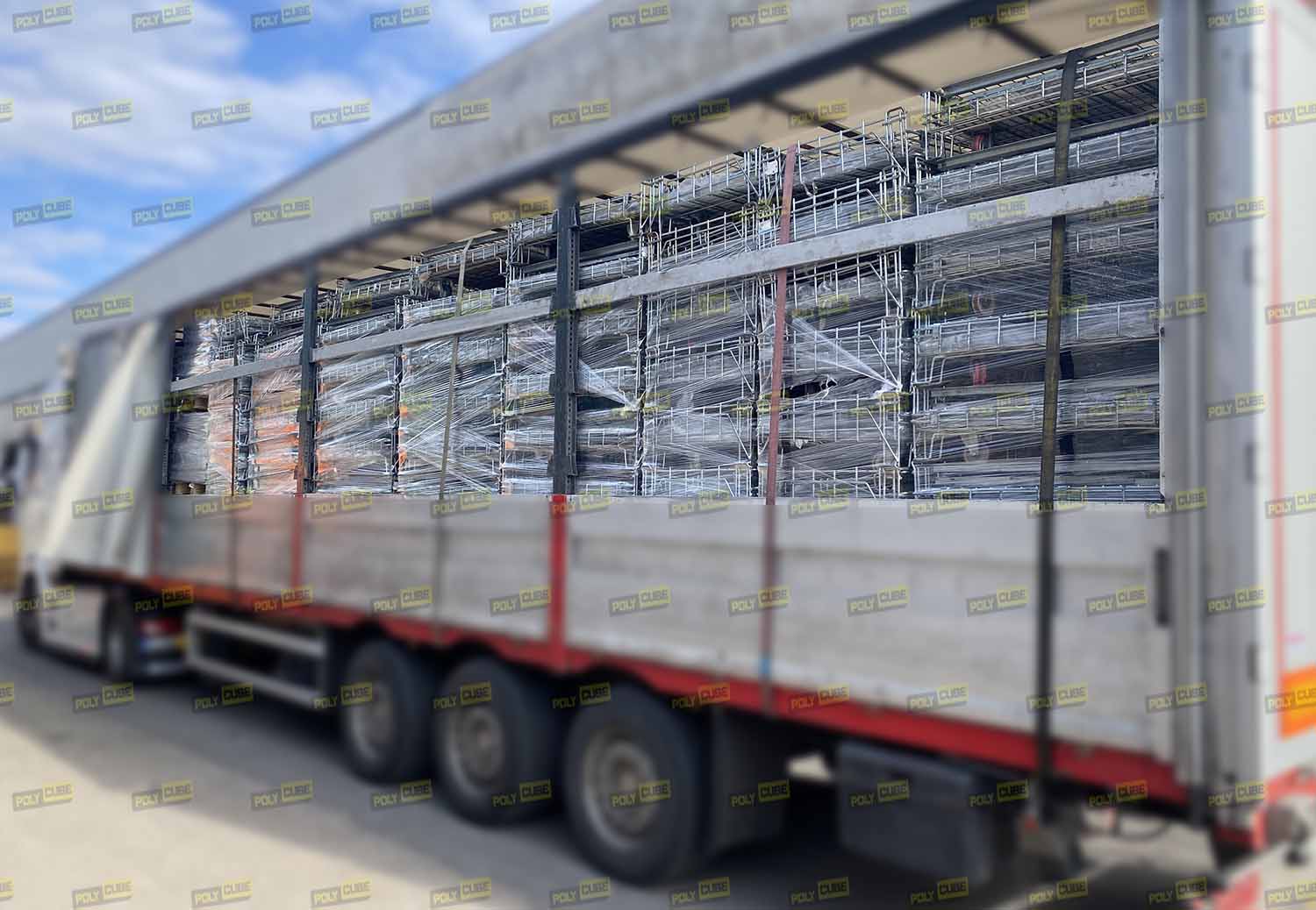 Ceste zincate con ruote o carrelli ripiegabili usati in vendita - foto 10