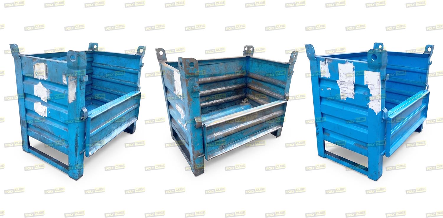 Cassoni Industriali in Lamiera Usati - Portata 600kg  in vendita - foto 6