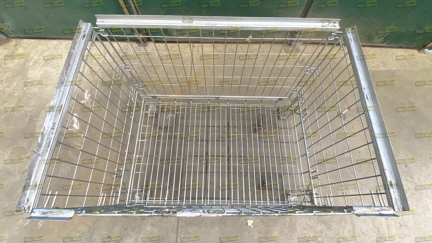 Ceste zincate con ruote o carrelli ripiegabili usati in vendita - foto 4