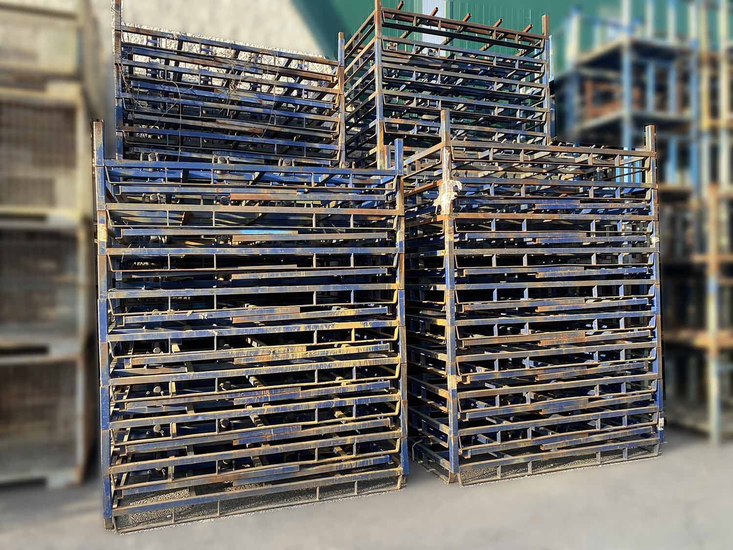 SCAFFALATURE MOBILI STRUTTURE CON SPONDE SMONTABILI in vendita - foto 4