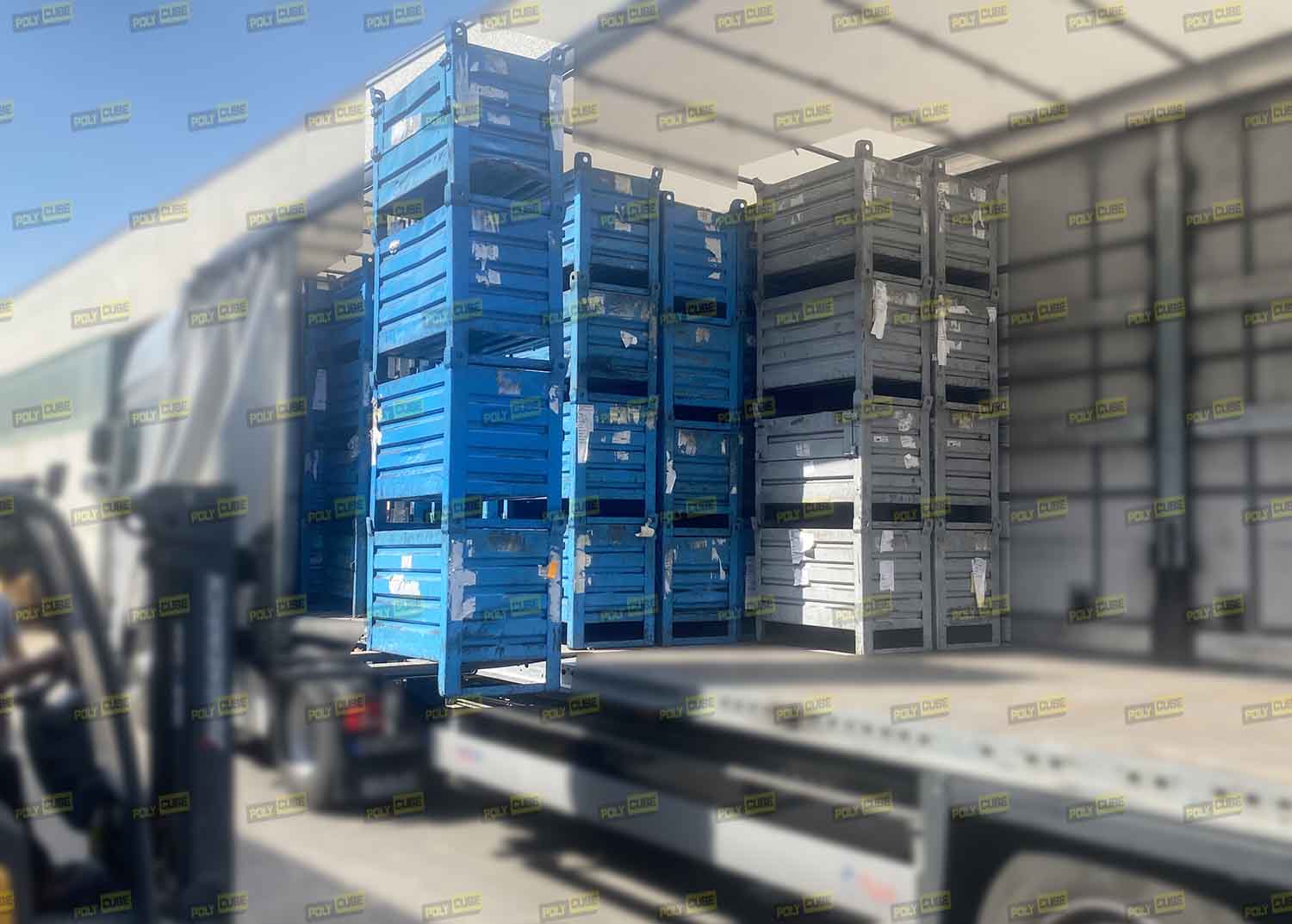 Cassoni Industriali in Lamiera Usati - Portata 600kg  in vendita - foto 3
