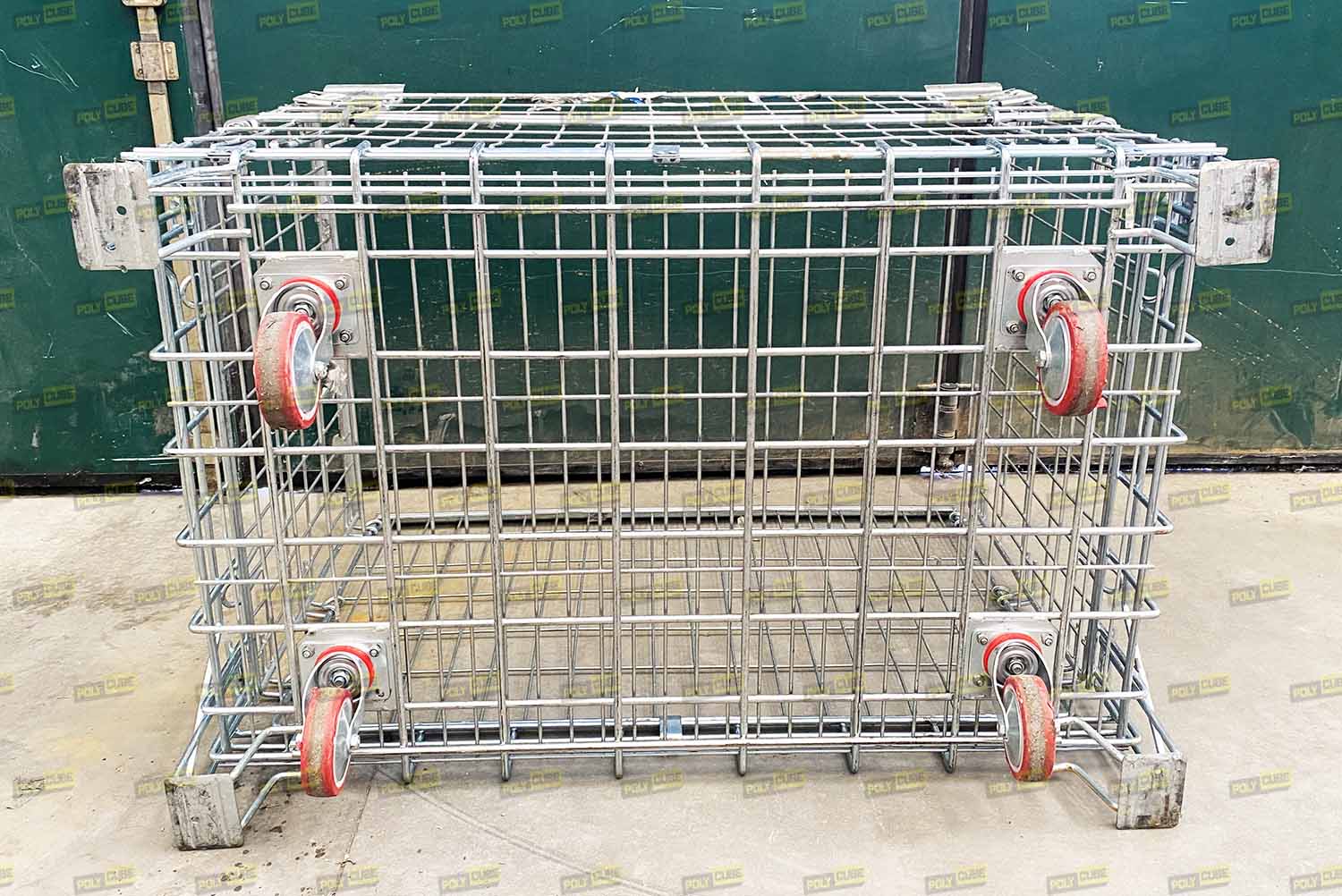 Ceste zincate con ruote o carrelli ripiegabili usati in vendita - foto 9