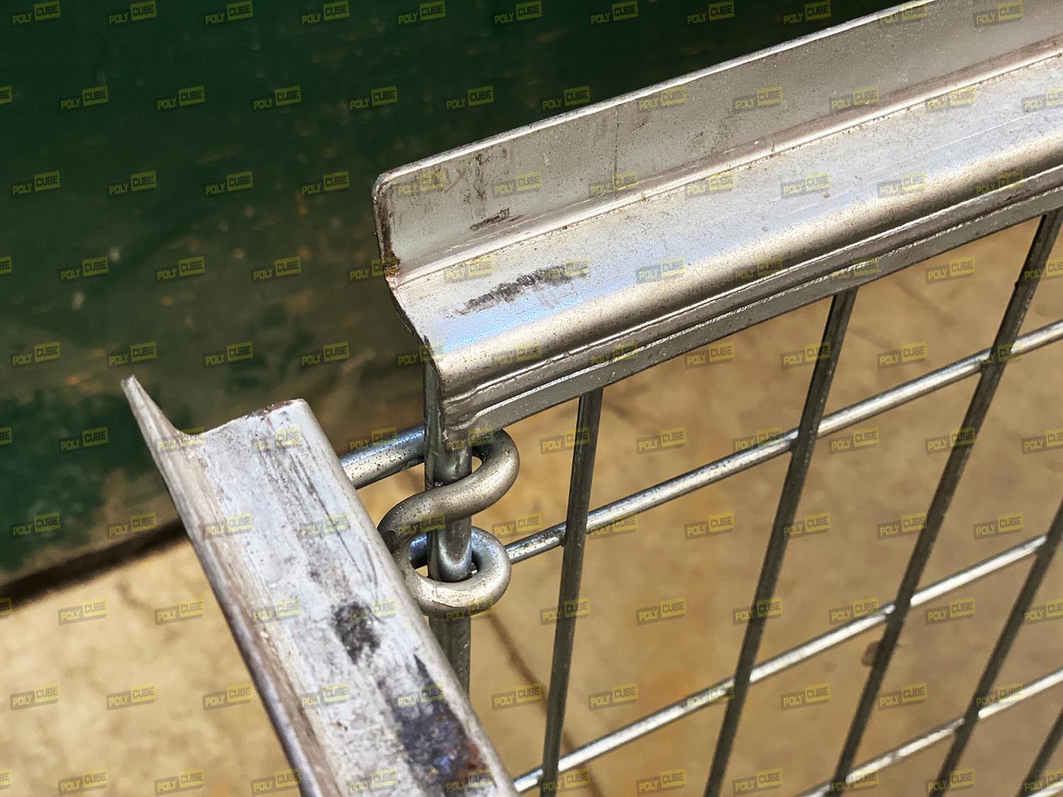Ceste zincate con ruote o carrelli ripiegabili usati in vendita - foto 8
