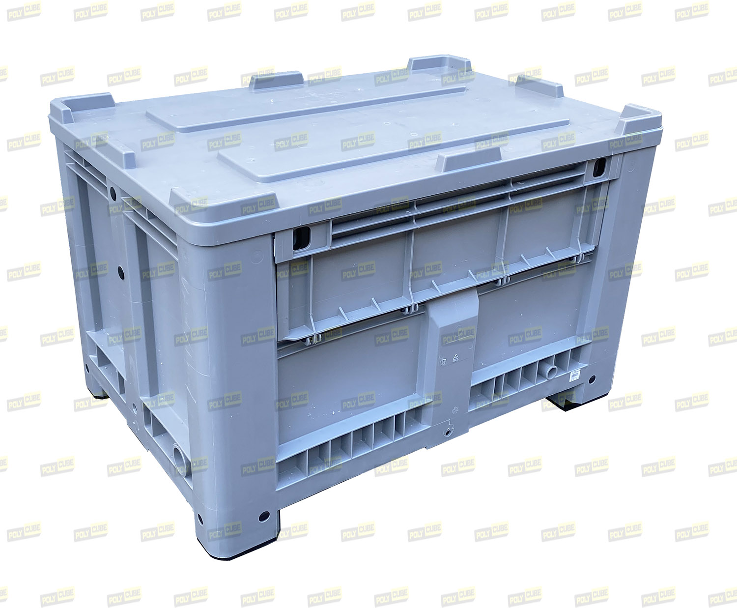 Cassoni in plastica bins usati con coperchio in vendita - foto 1