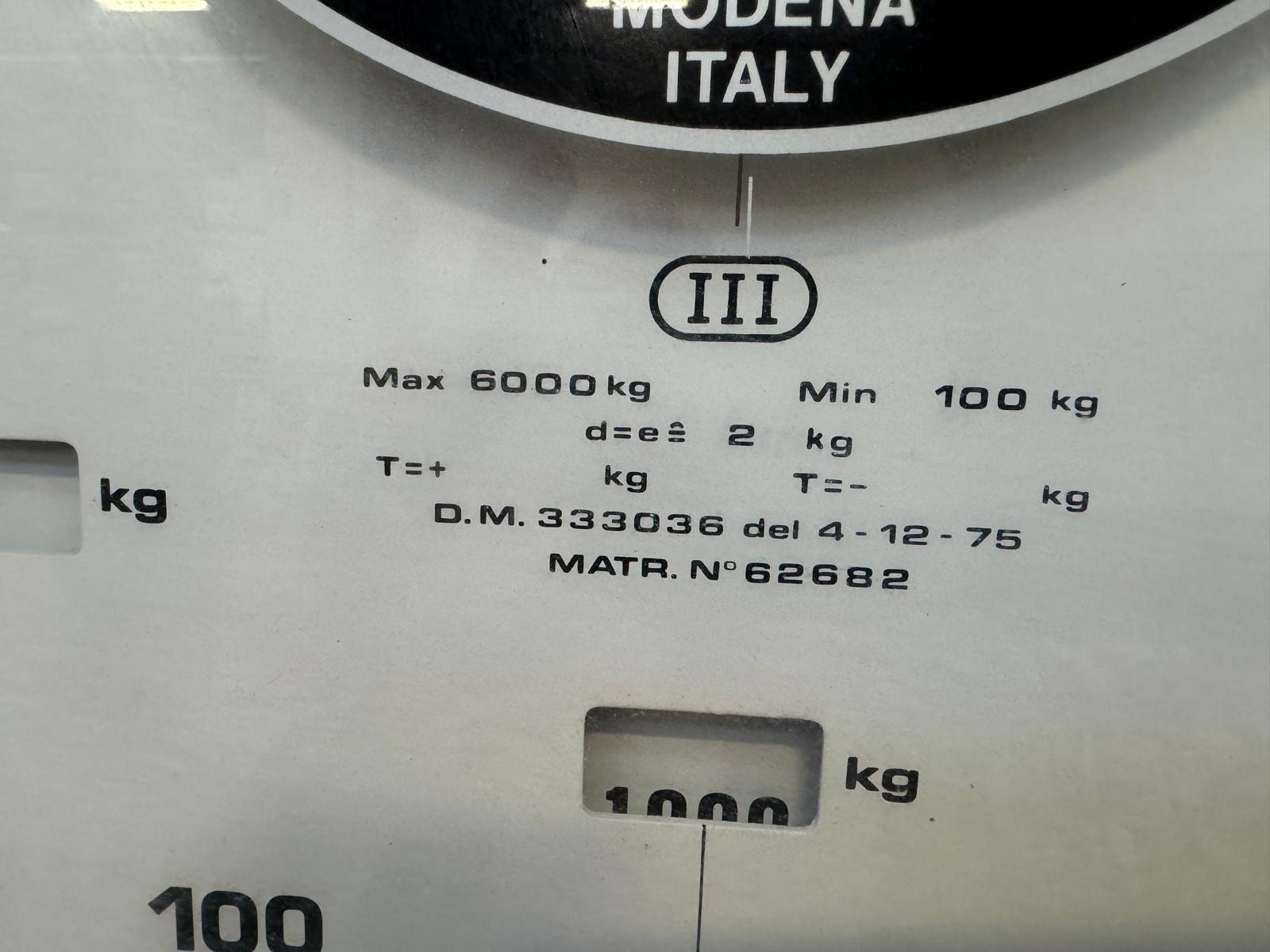 Pesa industriale 6000 kg profilati in vendita - foto 3