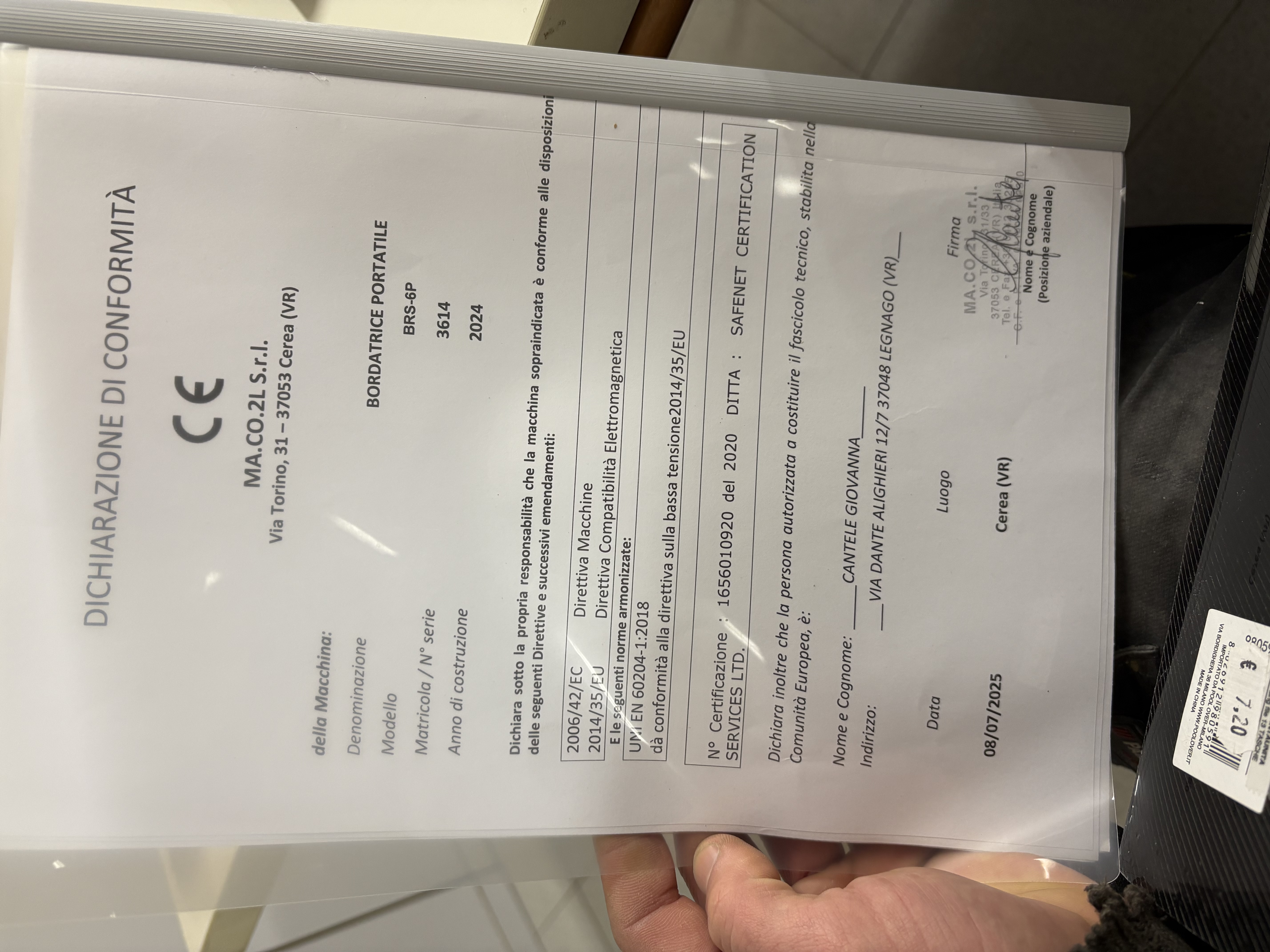 Bordatrice a vasca colla SICAR BRS 6P in vendita - foto 7